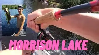Catching Bass on Morrison Lake in Muskoka