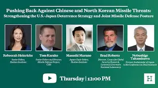 Strengthening the U.S.-Japan Deterrence Strategy and Joint Missile Defense Posture