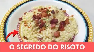 COMO FAZER RISOTO DE QUEIJO E BACON SEM ERRAR