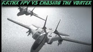 kkthx FPV vs Chasing the Vortex - fpvfreestyle simple quadchase onepack #immersionRC #ethixbiblades