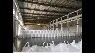 Plastic material-pet resin supplier visit in China.