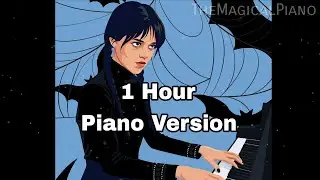 Wednesday Playing Piano For 1 Hour - Wednesday Season 2 - Zombie