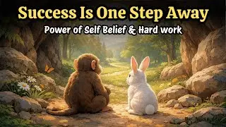 A Powerful Story on Self Belief and Success | Monkey And Rabbit Story