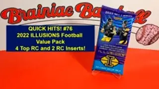 QUICK HITS! #76 - 2022 Panini ILLUSIONS Football Value Pack - 6 Big RC Hits!