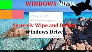 Безопасное удаление и очистка диска Windows
