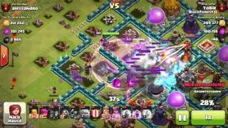 Road to 4.000 trophies - getting 28 trophies from a fully maxed base - baloonion with Ed [ENGLSH/HD]