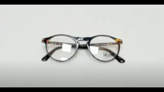 Persol Eyeglasses Model-3201-V Color- 1095 Blue/Havana