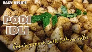 Leftover Idlis? Make Podi Idli | Spicy and Crispy Masala Idli Recipe