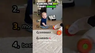 Ranking the best baby dances 🕺👶#funny #amazing #baby #shorts #fyp