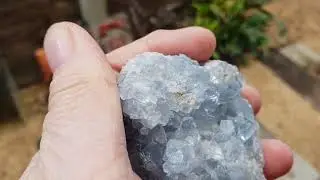Celestite #crystal cluster