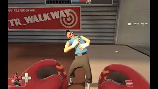 Team Fortress 2 but Heavy is doing the Boston Breakdance taunt