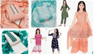 My New Dress Material | Amazon haul | kids kurti set haul