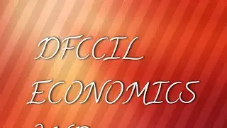 DFCCIL MARKETING AND ECONOMICS | CLASS 1 OPERATION AND BD