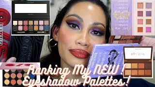 Ranking My New Eyeshadow Palettes! Sigma Untamed Palette,Alamar,Korean Eyeshadow Palette+ More