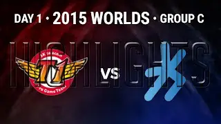 SKTelecom T1 vs H2K HIGHLIGHTS | S5 Worlds 2015 Group Stage Day 1 Game 3 | SKT vs H2K D1G3