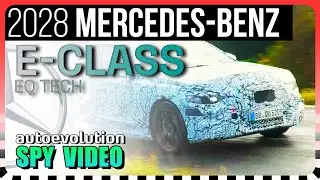 2028 Mercedes-Benz E-Class EQ Tech // SPY VIDEO