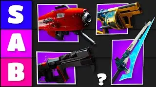 Every Legendary HEAVY Weapon Ranked Into a Tier List... (PVE) (Destiny 2)