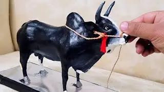 Sculpture Arts[demo]All Models review#Bulls sculpt#Airdry clay#Artist/we create handmade