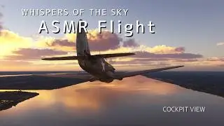 ASMR Flight | P-40F over the Mekong River at Sunset (No Commentary) // 02