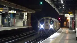 London Underground Battery Locomotives L28 and L15 passing Turnham Green
