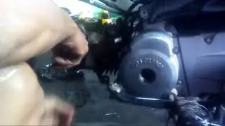 Bongkar mesin smash,masalah ngebul