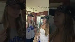 Older sister, younger sister #siblings #sistersshorts #foryou #funnysisters