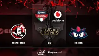 LEAGUE OF LEGENDS - TEAM FORGE vs RACOON - EVC 2018