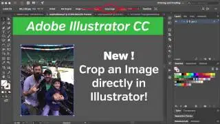 Adobe Illustrator CC 2017 -  New Crop Image Button!