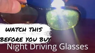 Demonstrating The AMAZING GLARE REDUCTION Of These Polarized Night Driving Glasses *PRODUCT REVIEW*
