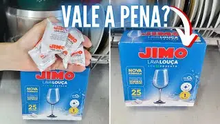 Testando sabão lava louças JIMO em tablete - limpou a sujeira? é bom? | La casa da mineira