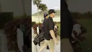 Charlie Woods was FIRST player on range for PGA Tour qualifier
