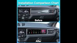 New Car Copilot Screen Porsche Macan 2018 2023 Multimedia Entertainment Carplay Upgrade #navihua