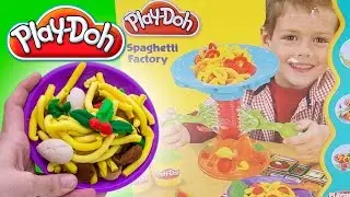 DibusYmas PLAY-DOH Spaghetti and Pasta Factory How to Make PlayDough Pasta Play Doh