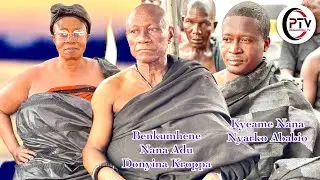 Nkoranza Manhene Kyeame Nana Nyarko Ababio & Kokofu Royals Honors OBP Yaa Manu at Kokofu