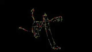 Artificial chemistry computation of Ackermann(2,2)=7 with space constraints