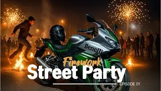 Iran&rsquo;s Firework Party on Benelli Motorcycle! Pana Ride Through Persian Fire Festival &ndash; Part 1 🇮🇷