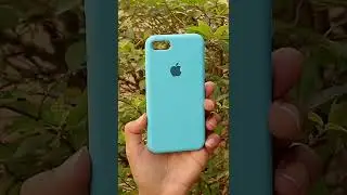 Sky Blue Original silicone case for Apple Iphone 7