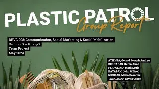 DEVC208 Term Project Group Report &mdash; Plastic Patrol