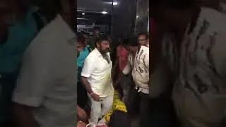 Balakrishna beats his fan in party meeting.....