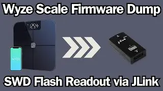 Wyze Scale Firmware Dump - SWD Flash Readout via JLink