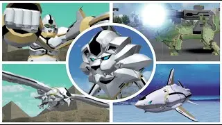 百獸大戰 Animal Kaiser All Mecha Animals Best Attacks 機器動物全必殺技