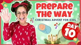 📣 Day 10 | John the Baptist Born | Christmas Advent Countdown Bible Lesson for Kids w Jingle Jacqui