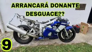 9 INTENTAR ARRANCAR MOTO YAMAHA R6 DONANTE ZOMBIE