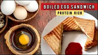 Boiled Egg Sandwich 🍞🥚🥒🍅 | ❌ Mayonnaise | Zero Oil Cooking