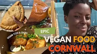 Beautiful Cornwall Holiday + Epic Vegan Food | relaxing vlog, no talking