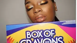 REVIEW BOX OF CRAYON PALETTE| Dollfacedee