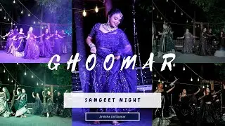 Ghoomar💃🏻 | Sangeet Night🖤 | Dance Cover | Deepika Padukone | Padmavati | Amisha Anilkumar 