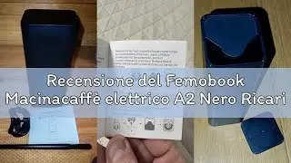 Recensione del Femobook Macinacaff&egrave; elettrico A2 Nero Ricaricabile Senza Fili Mulino Elettrico Porta