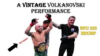 The Featherweight Goat Debate IS OVER!- UFC 325 Recap