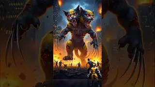 two headed giant zombie cat monster #avengers#marvel#dc#shortfeed